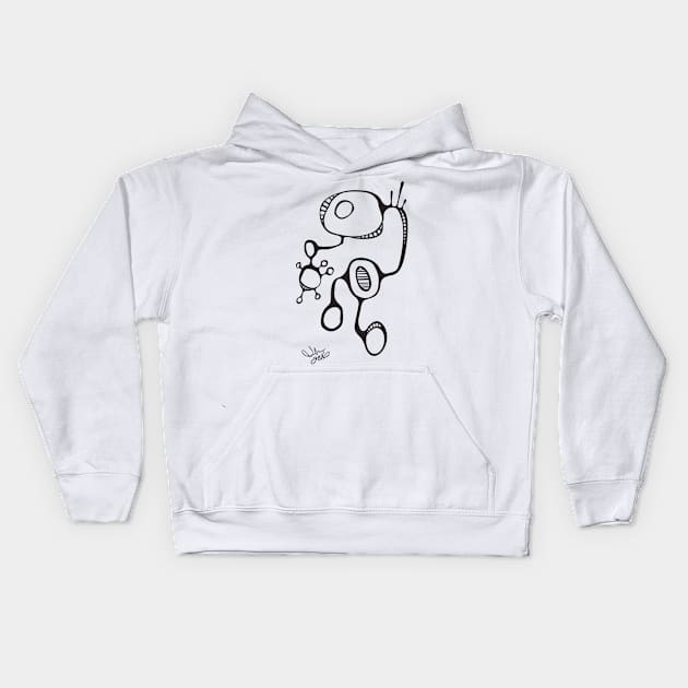 Sneaky Sneaker Kids Hoodie by ghennah